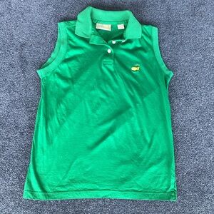 Slazenger Green Top with Yellow and Red Embroidery